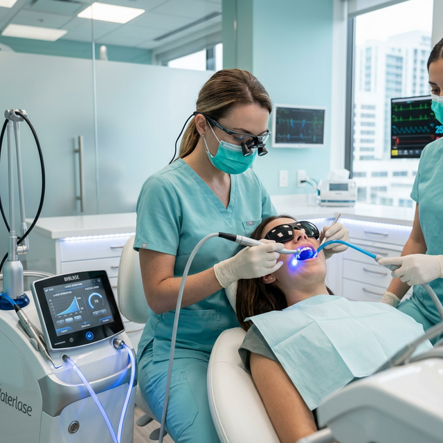 Advanced laser dental treatment